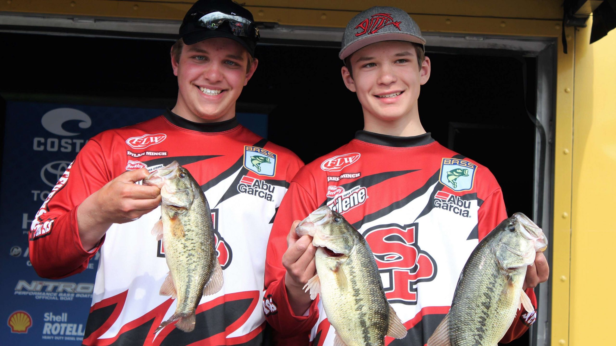 Dylan and Jake Minch placed 17th with 8-12. They fish for Stevens Point (Wisc.) High School.
