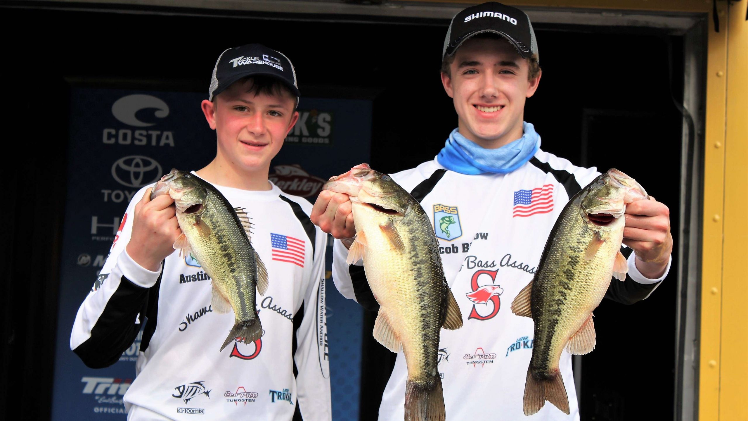 Brad Boswell and Zack Conrad of Center Grove (Ind.) High placed 12th with 10-12.
