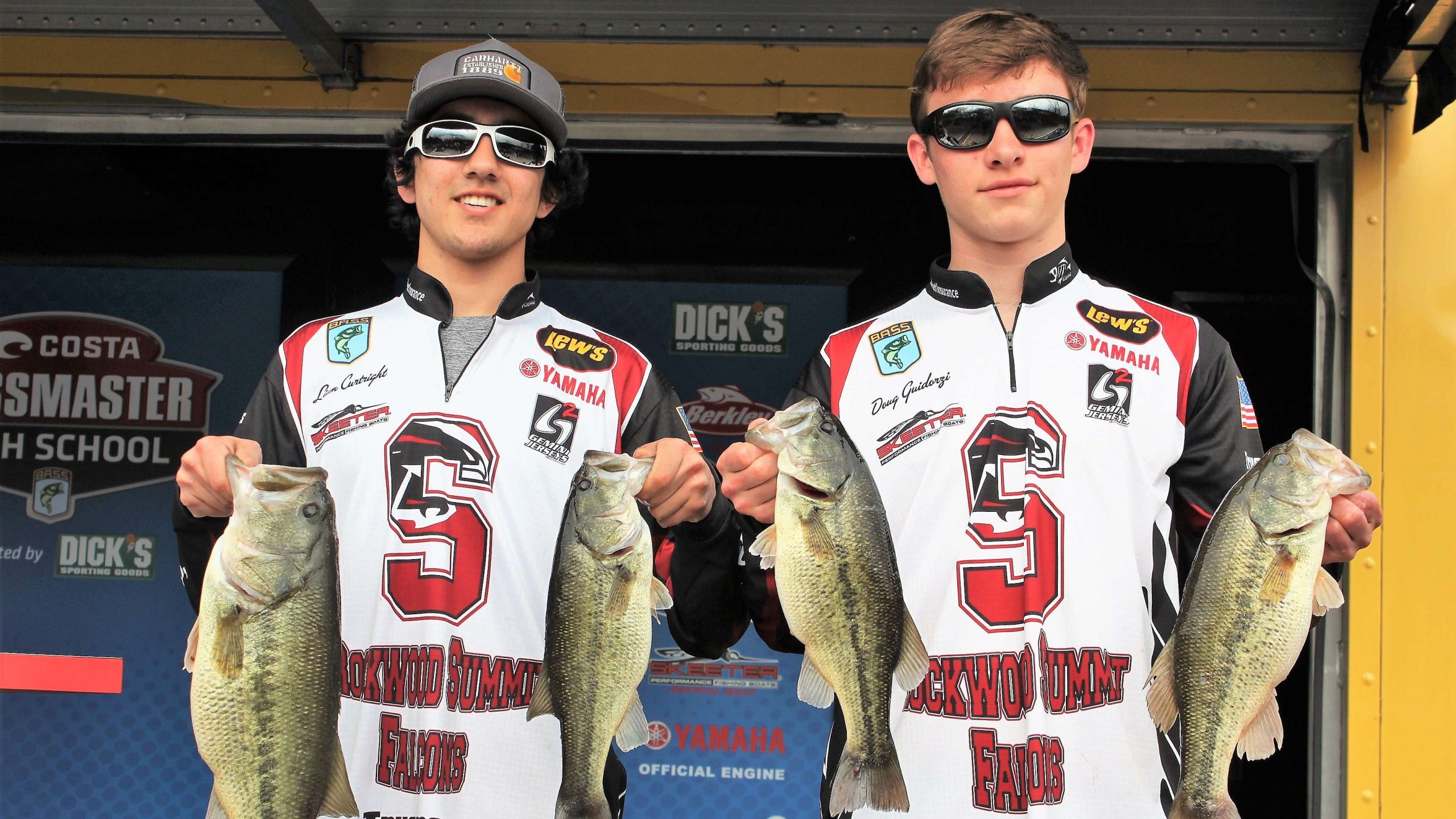 Doug Guidorzi and William Curtright of the Summit (Mo.) Falcons Fishing Club placed eighth with 12-4.