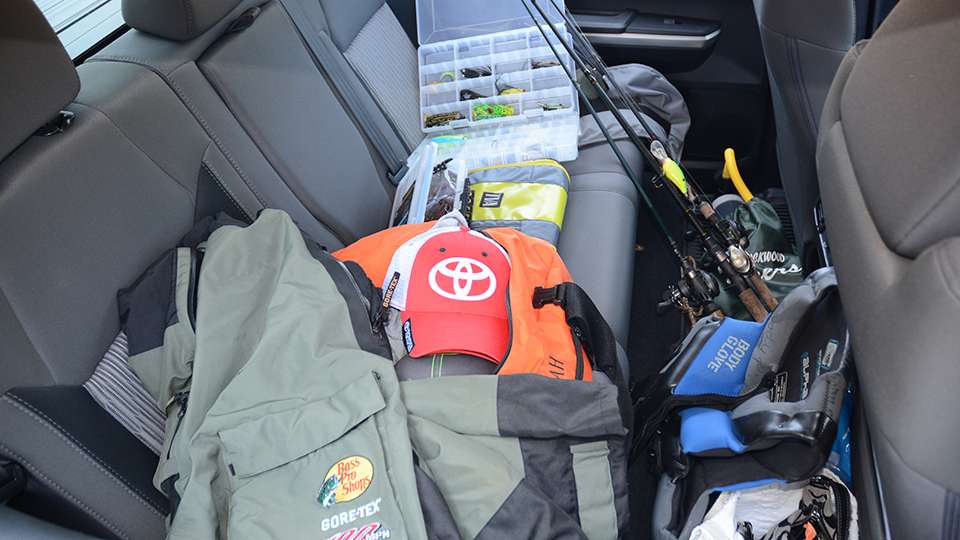 For Jason, the best part of the truck is the space available inside the vehicle. âIf I canât get everything in my room, I can put it in the caddy of that truck. You can put 8 foot rods in there all day long. The storage in that crew cab, itâs the biggest back seat. I could put a monthâs worth of supplies in there and go at it,â Forsgren said.