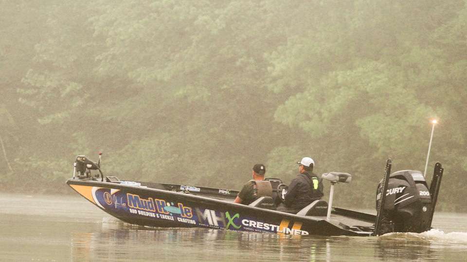 Head out onto Chickamauga with John Cox and Hunter Shryock on the final morning of the 2017 Bass Pro Shops Southern Open #2.