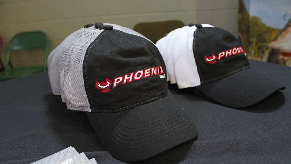 Since coming on as a sponsor, Phoenix Boats has been represented in the goodie line as well.