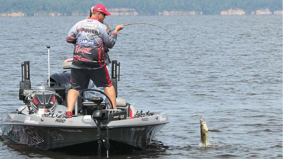 Combs caught his biggest bag of the tournament â 24-13 â on the final day.