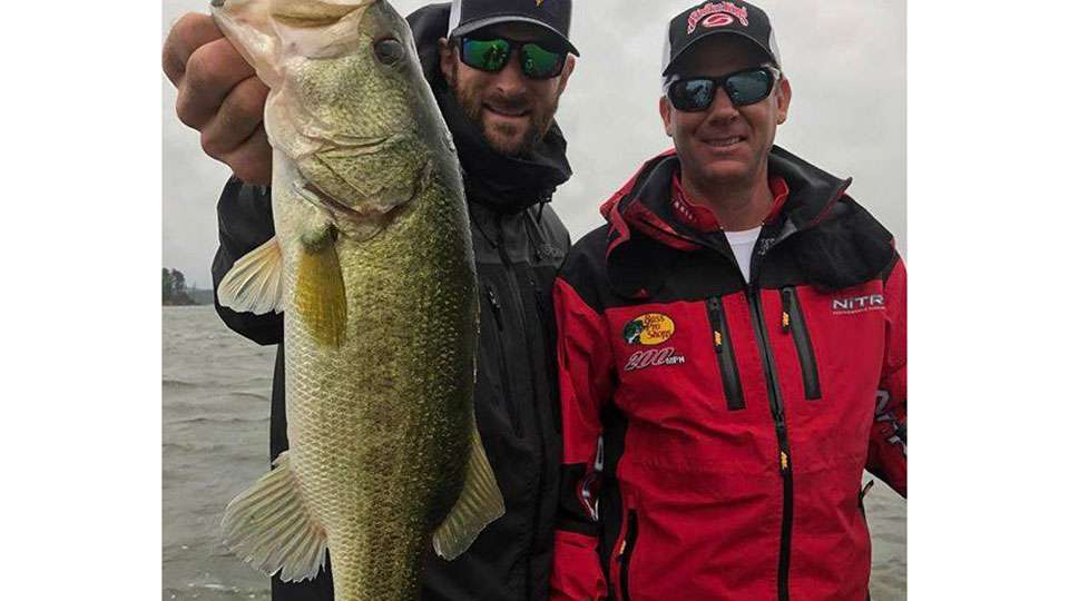 Who wouldn't be psyched to fish with KVD and put a nice one in the boat?