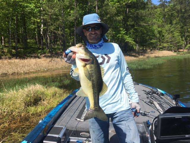 Randy Howell just boated another 4.5 pounder.  This fish came only minutes after the 5-pounder.