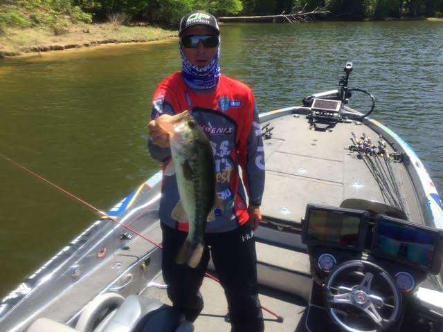 Marshal Garrett Perkins
Darrell Ocamica with fish No. 3, a 4+ pounder. Still looking to fill out his limit.