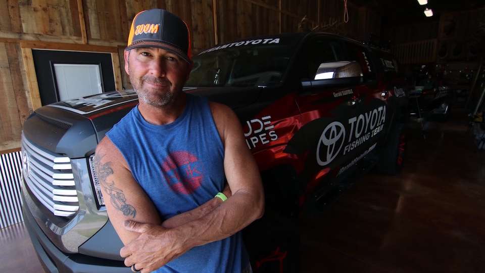 This is not an average garage. Nor is it an average man standing at the entrance. Come on in and take a tour of the ultimate man cave with two-time Toyota Bassmaster Angler of the Year Gerald Swindle.  