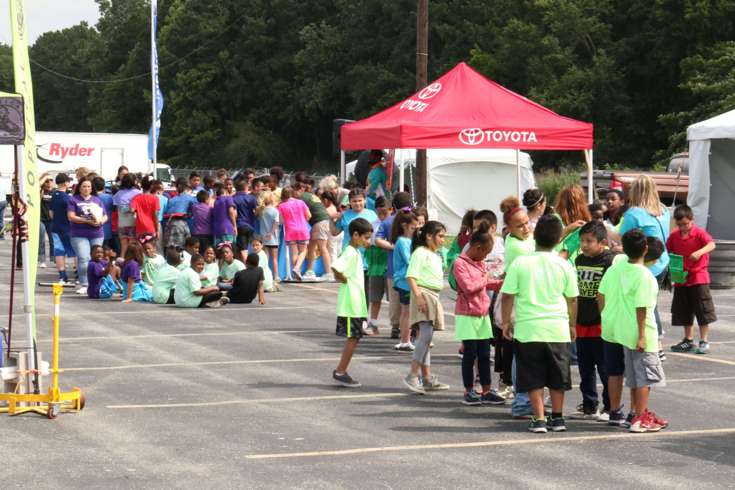 Toyota's support of Casting Kids allowed students to enjoy a day of casting and learning about conservation. 