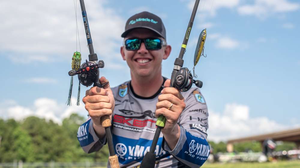 <b>Alton Jones Jr. </b><br> Alton Jones Jr. keyed on a shallow water bite using these two categories of topwater lures. Doing so helped the Bassmaster Elite Series rookie finish eighth.  