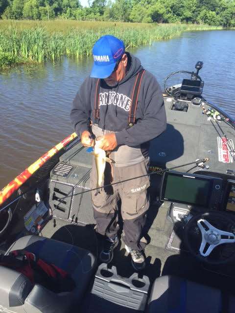 Herren bringing in his 2nd fish of the day. 