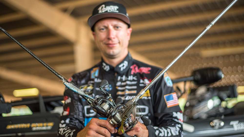 <b>Brent Ehrler</b><br>
Brent Ehrler fished shallow and deep using two lures to finish second. 
