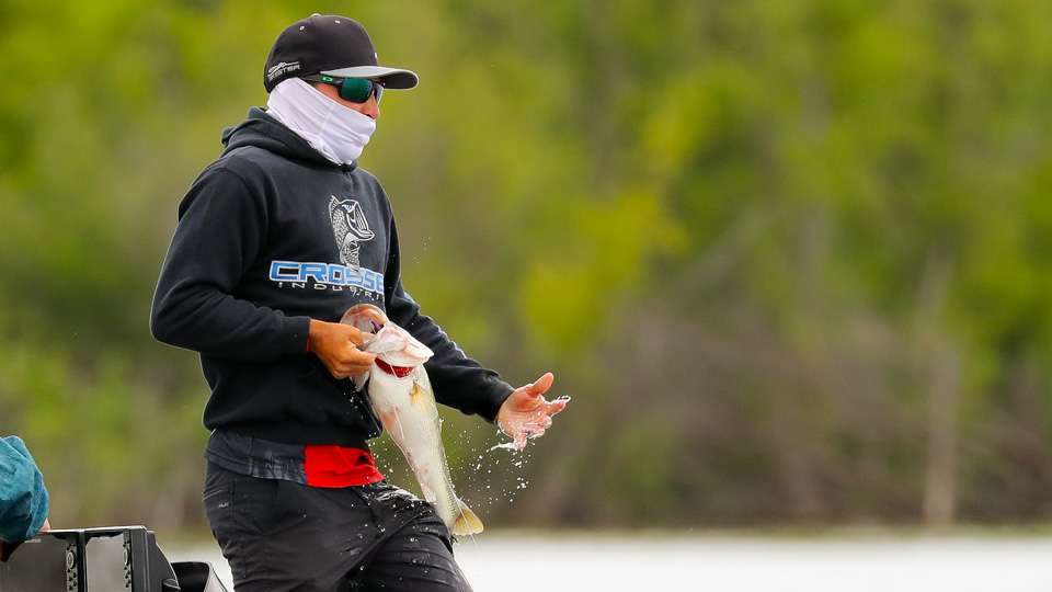 This was just the catch he needed to cement his victory at the Toyota Bassmaster Texas Fest benefiting Texas Parks and Wildlife Department. 