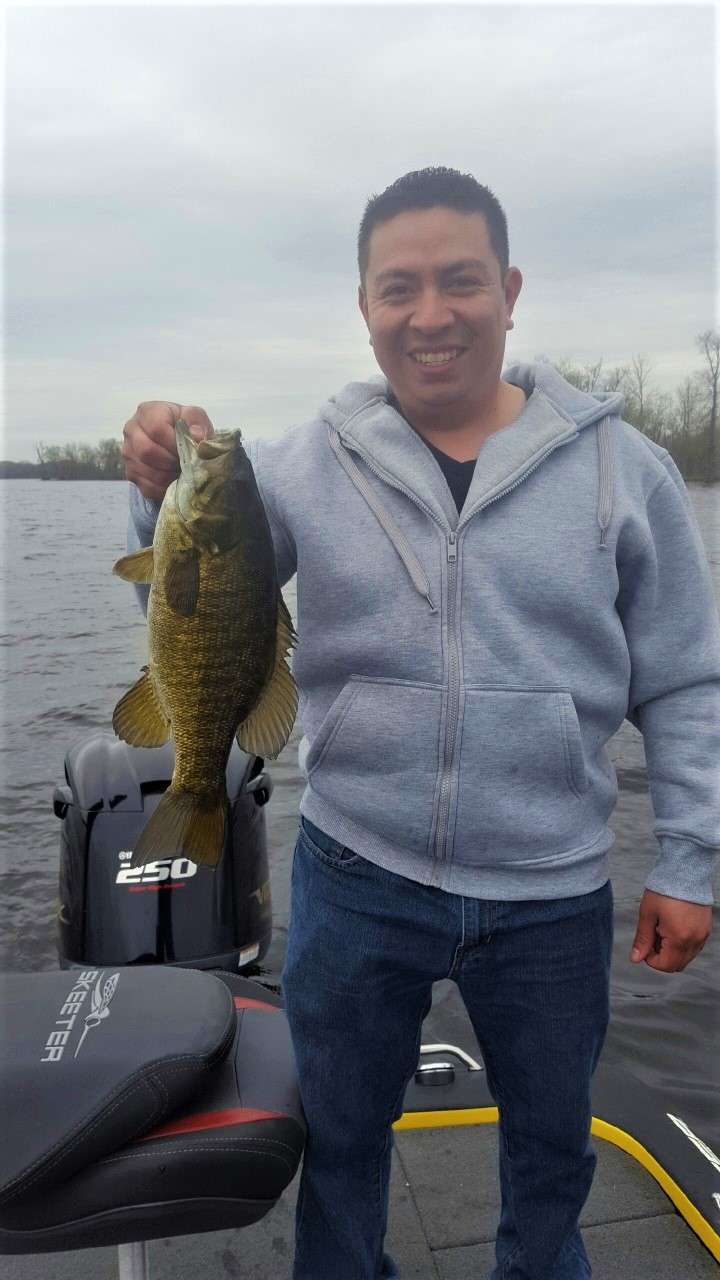 Smallmouth caught and released on the water by Staff Sgt. Arturo Nava, Mexico.