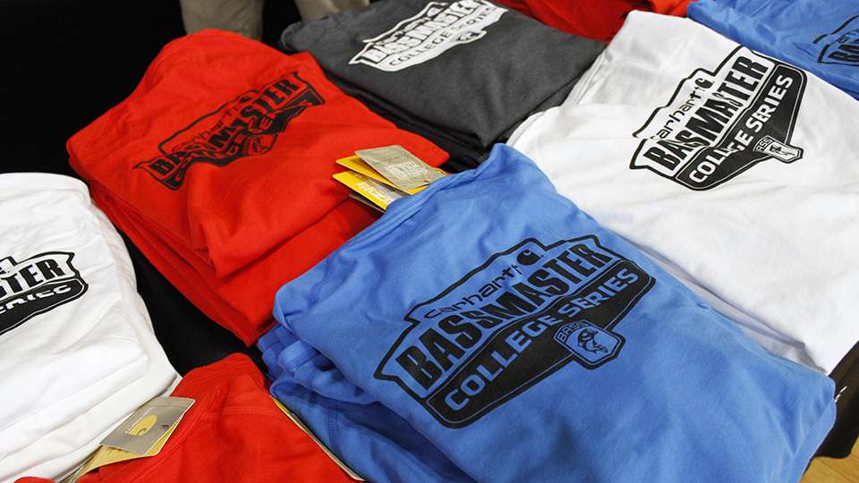 They are a hot commodity at every college event and they come in multiple sizes and colors for anglers.