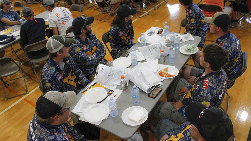 West Virginia had a table full of hungry anglers.