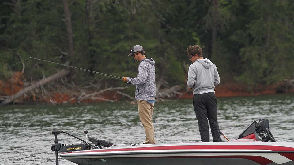 The Bethel duo of Cole Floyd and Carter McNeil were fishing off shore and had a limit in the boat, but needed a kicker.