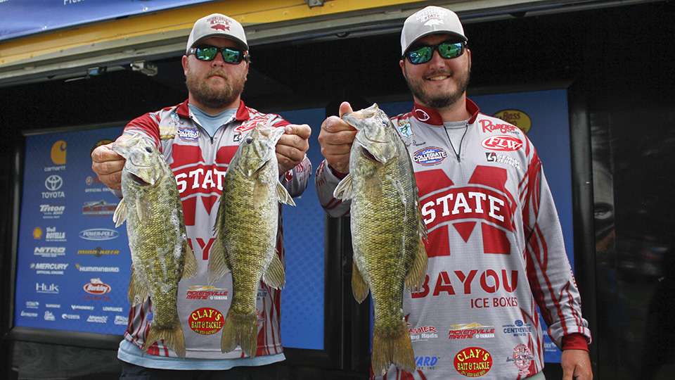 Cody Peak and Andrew Brown of Mississippi State (54th, 7-5)