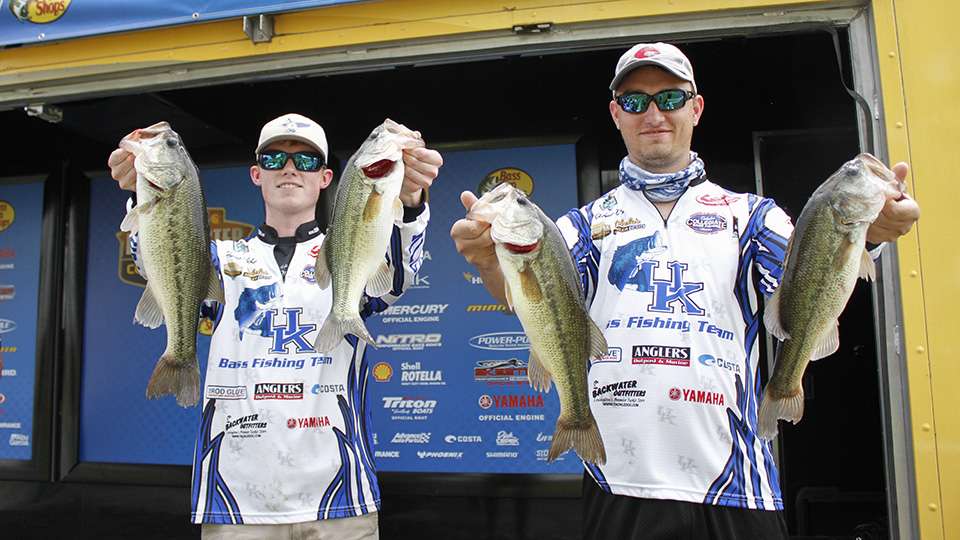 Hunter Fulcher and Andrew Day of Kentucky (21st, 11-13)