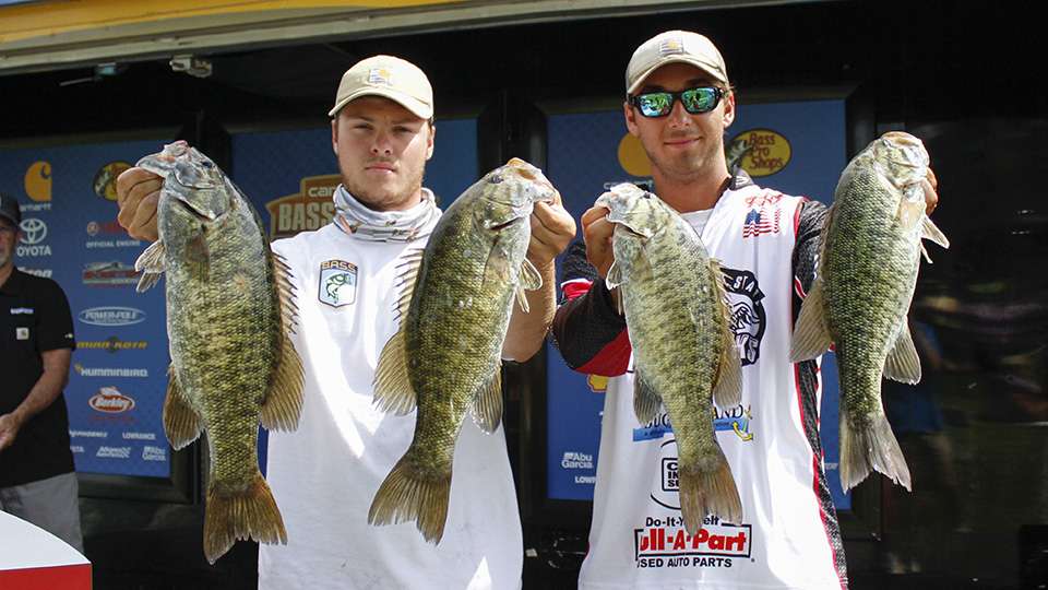 Chase Chastain and Andrew Fisher of Jacksonville State (17th, 12-1)