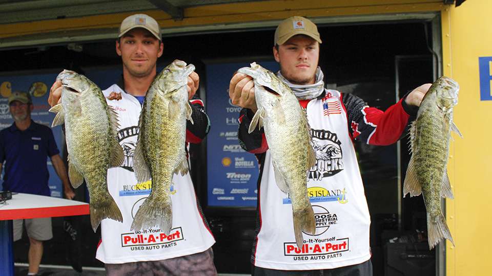 Chase Chastain and Andrew Fisher of Jacksonville State (9th, 25-1)
