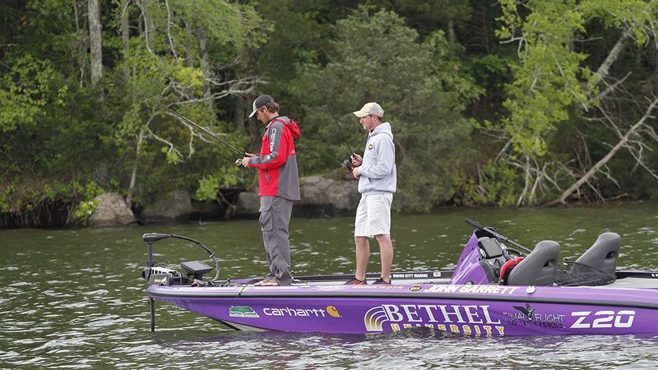 John Garrett and Brian Pahl of Bethel University were in 4th place coming into Championship Saturday.