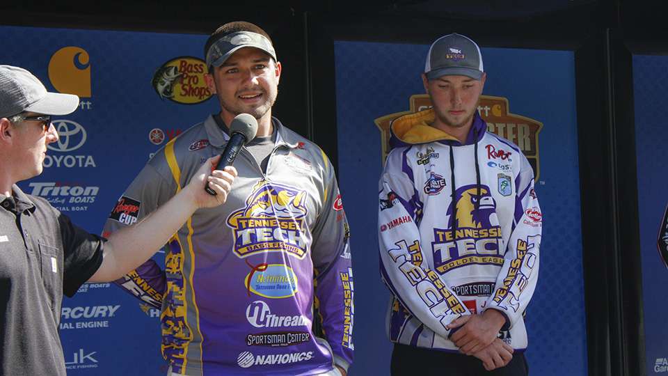 Tennessee Tech's Sam Carris and John Berry finish 2nd with 43-10.