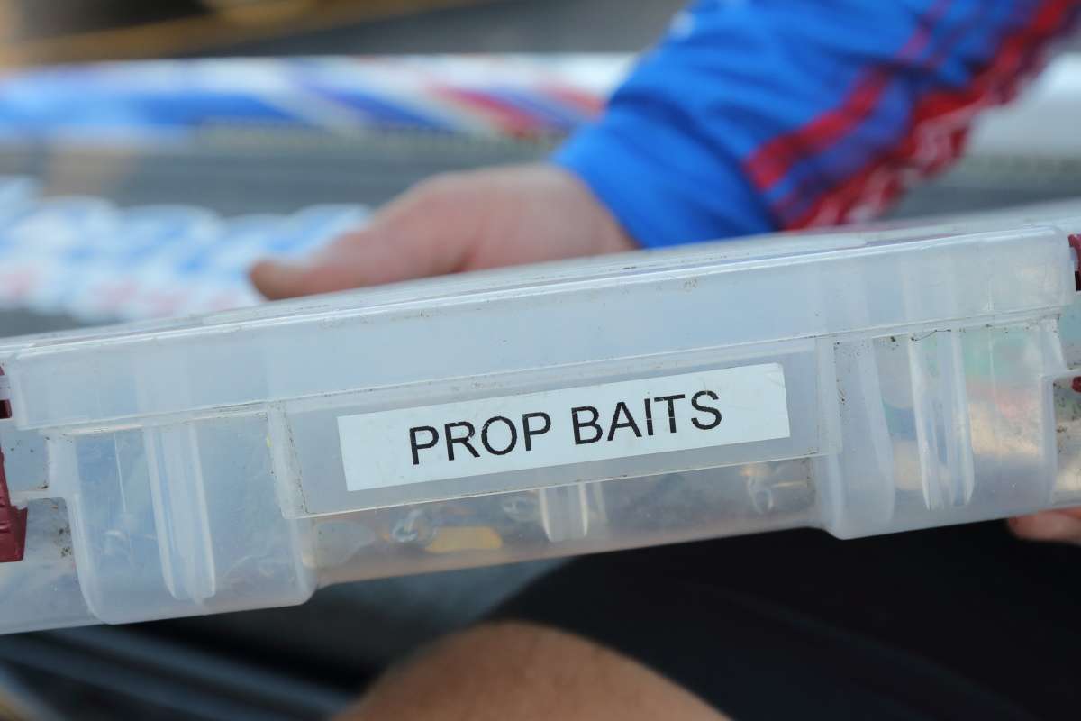 Nothing beats a clear label when you need quick access to a certain bait.