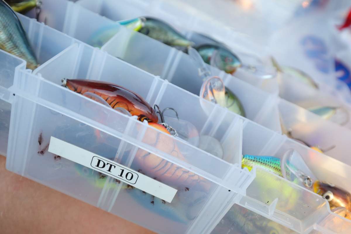 As with everything else, the crankbait boxes are clearly marked on the outside.