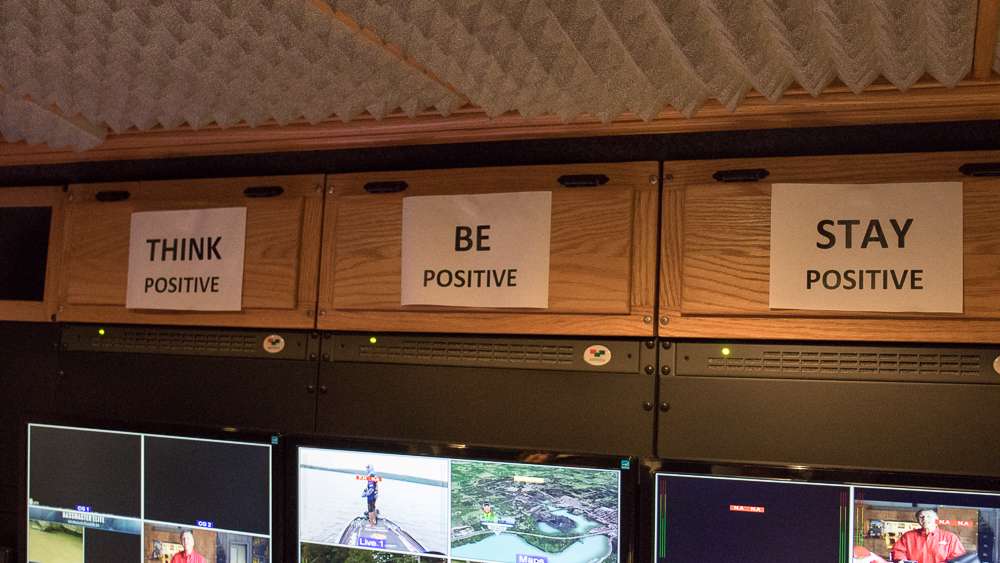 Good advice above the control room. 