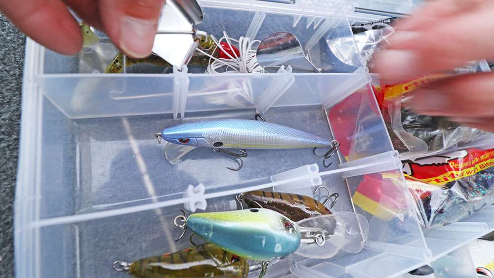 It's easy to see how just one of these trays can fill up in no time. Might be good to grab a few and keep your growing collection as organized as possible. McClelland said that knowing where everything is at all times helps him make fast decisions on the water, which in turn means more fishing time. 