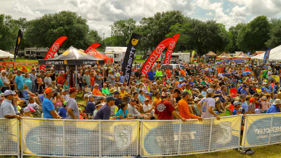Big crowds have always been the scene at B.A.S.S. events in Orange, Texas 
