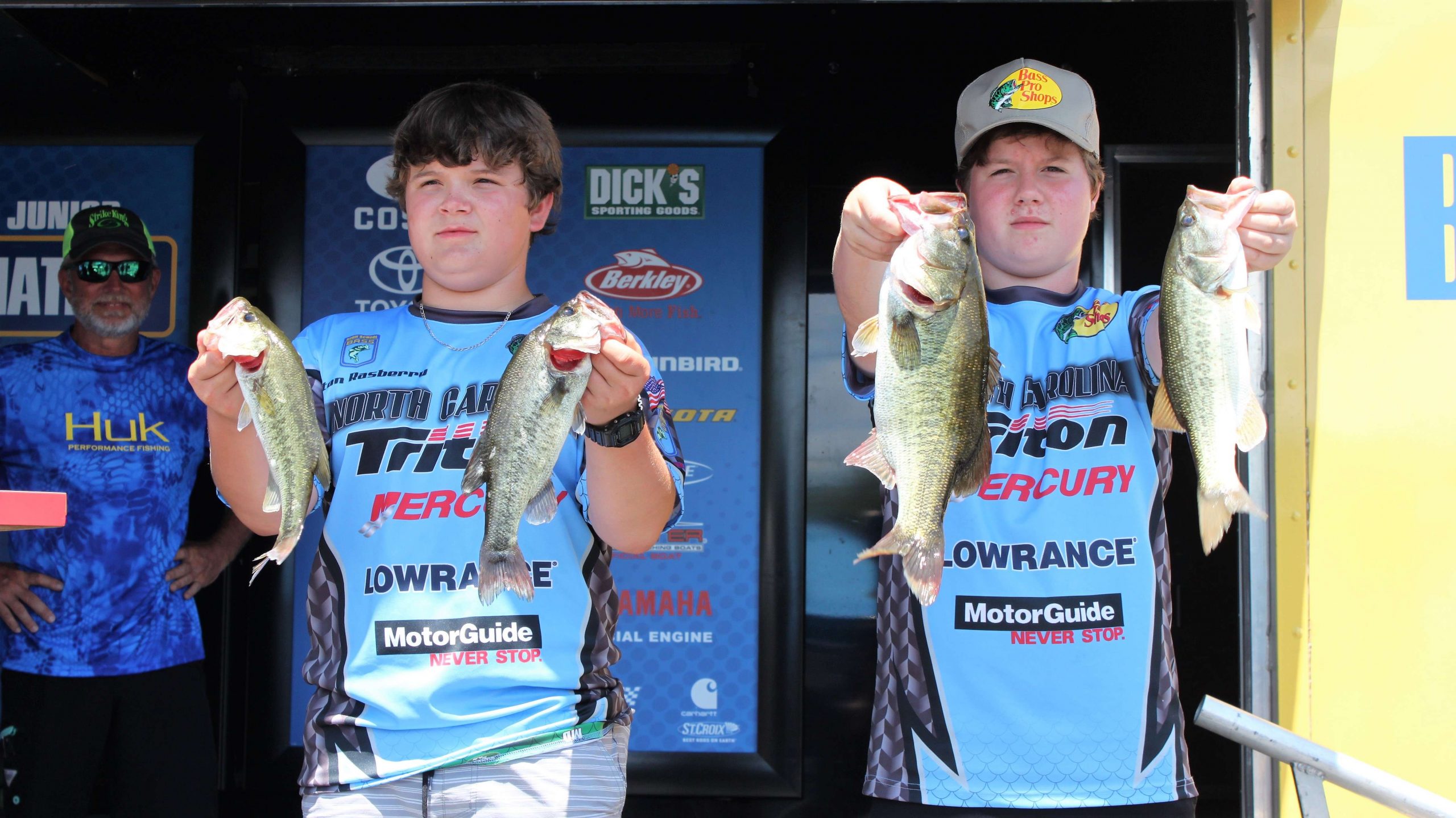  Ashton and Bladen Raspberry of North Carolina are in 16th place with 6-6.

