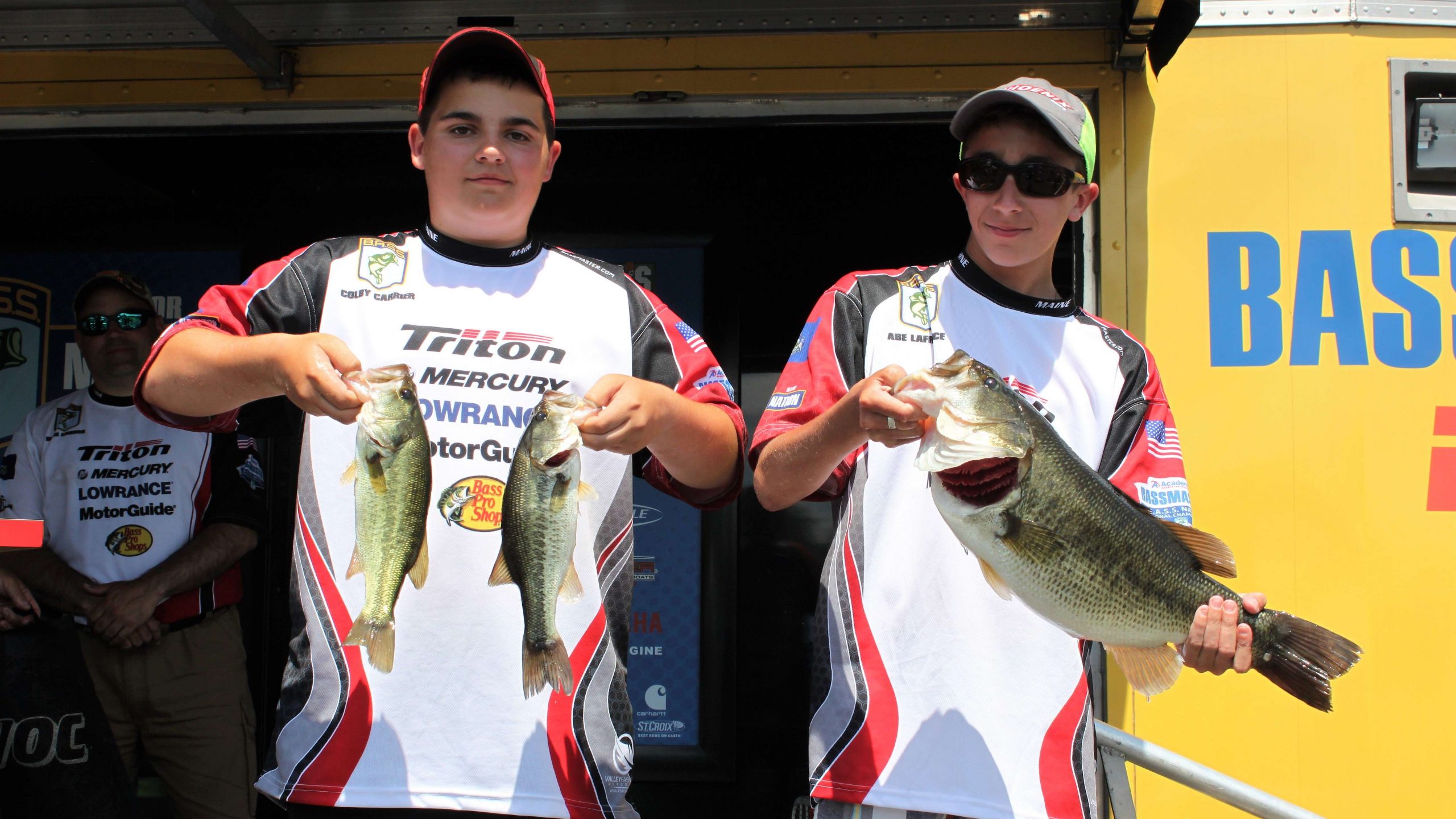 Colby Carrier and Abe Lafrance of Maine are in fourth place with 9-15.
