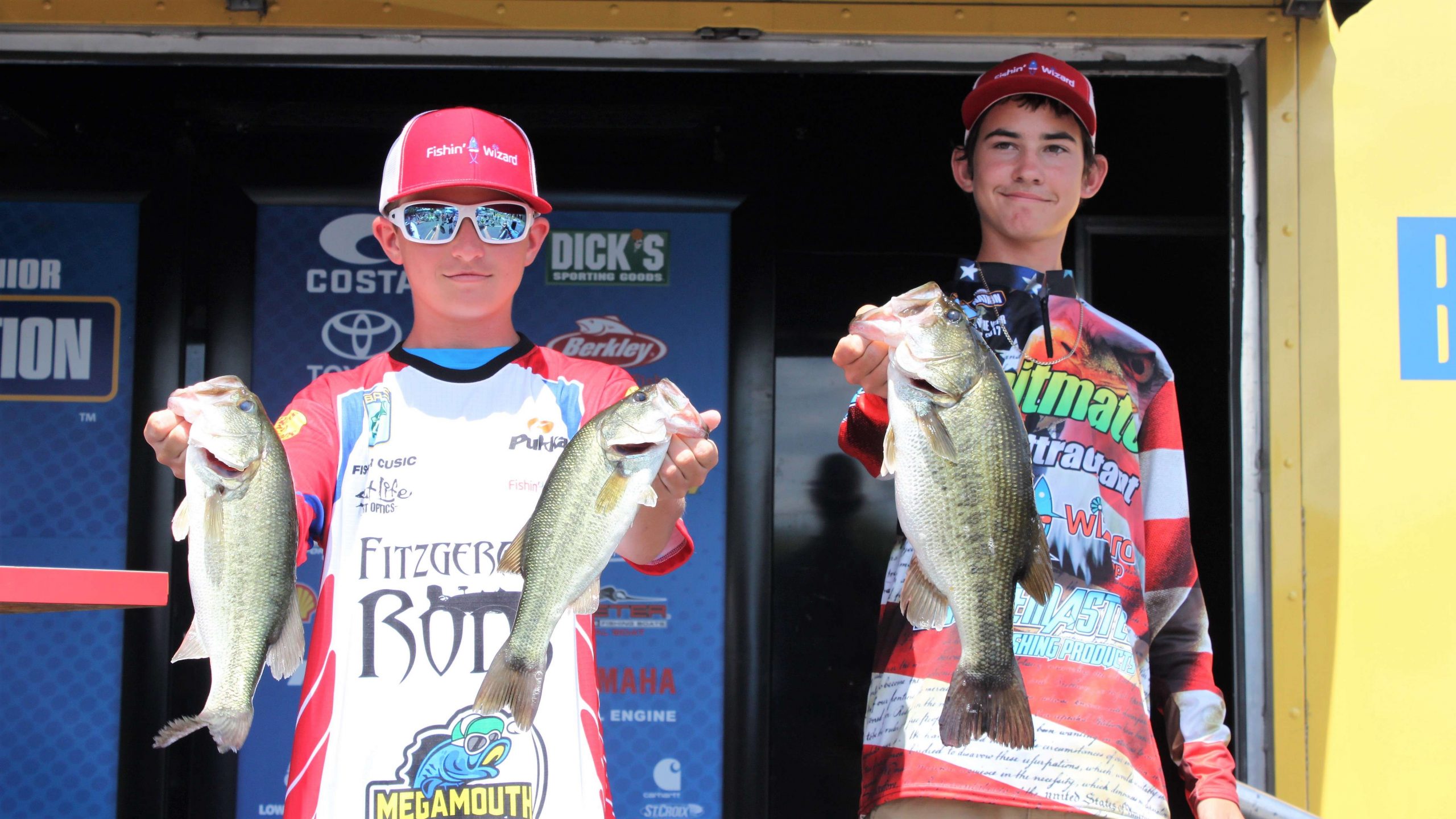 Fisher Cusic and Sammy Jay Acree of Florida are in fifth place with 9-12.
