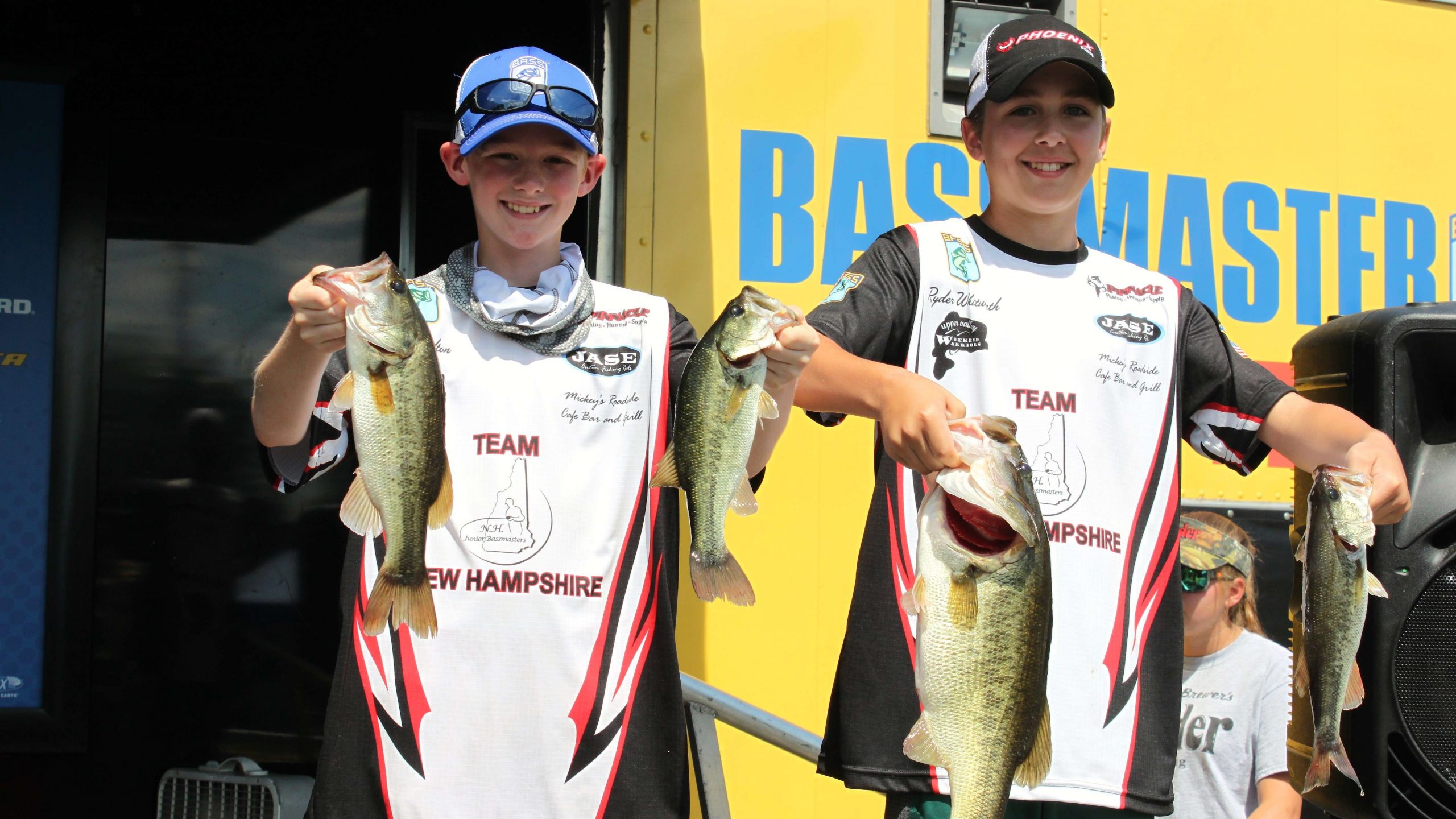 Cole Moulton and Ryder Whitworth of New Hampshire are in ninth place with 8-1.
