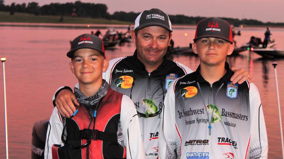 A new day is dawning for Team Louisianaâs Jacob Tullier and Jordan Sylvester. The boys are in second place heading into the final day of fishing. They are pictured witch captain Jimmy Sylvester.