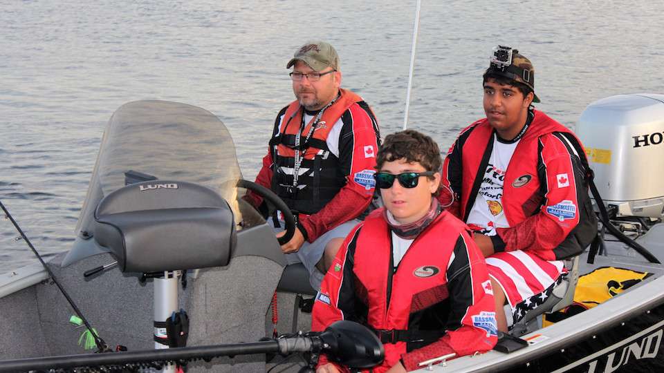 Team Canada is Boat No. 5 on Wednesday. Anglers are Tristan Hiuser and Aaron Nijjar.