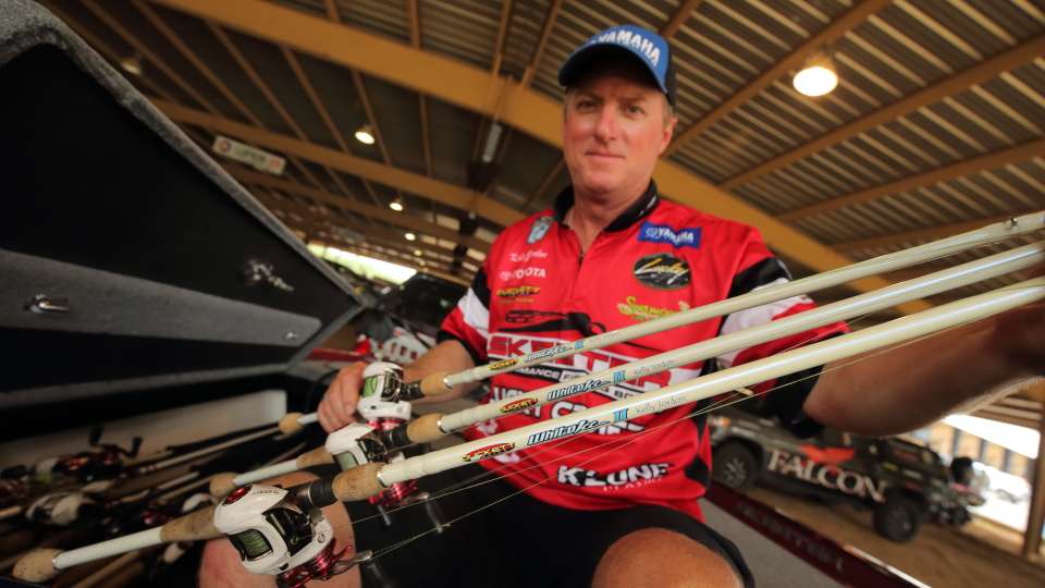 His reels of choice also come from the Duckett Series. 