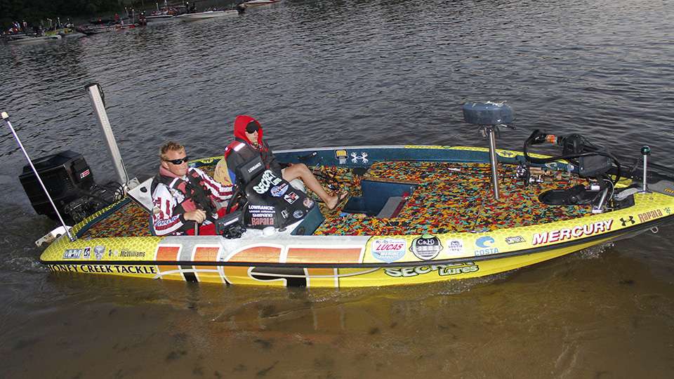 Who said bass boats can't be colorful?