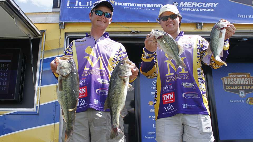 JT Russell and John Turner of University of Montevallo (5th, 13-9)
