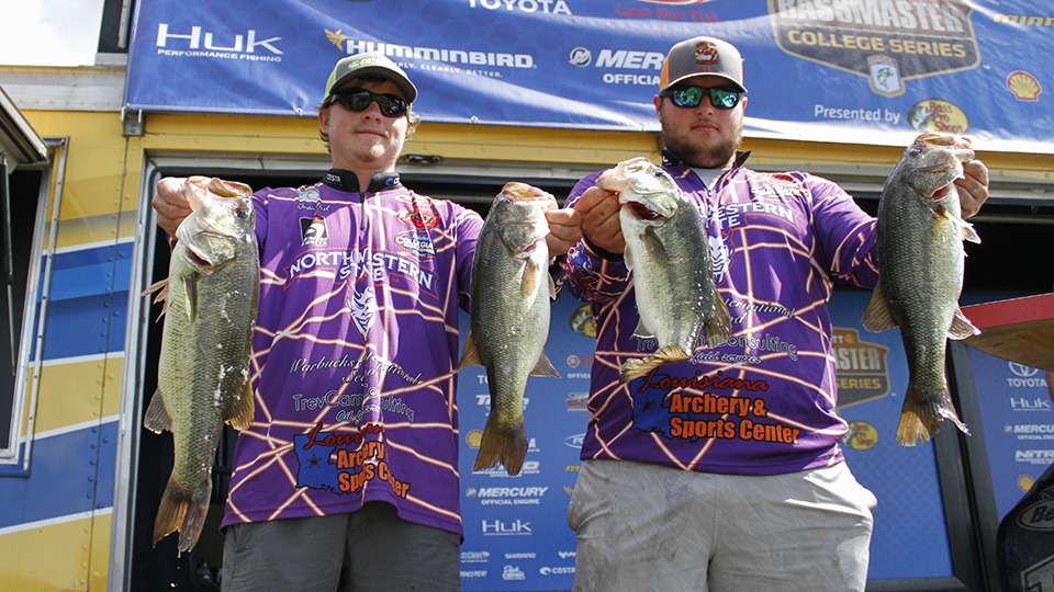Dustin Nash and Gregory Green of Northwestern State University (14th, 23-8)