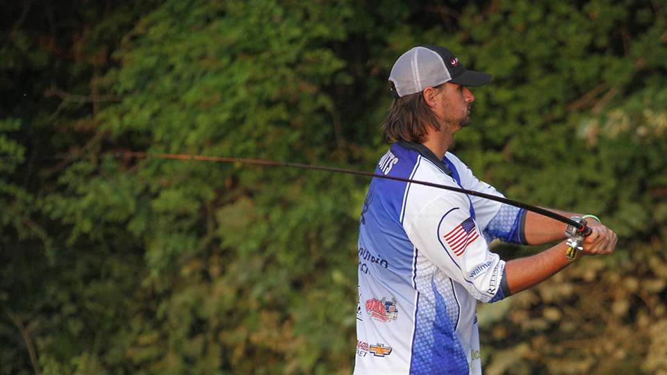 Butts isn't shocked by the bright lights and high pressure as he is a previous winner of a College Series Wild Card. He did so in 2015 at Lake Barkley.