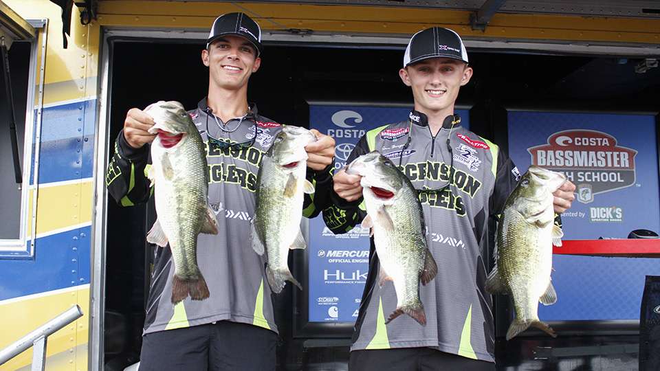 Samuel Bergeron and Andres Barletta of Ascension Anglers (51st, 15-9)