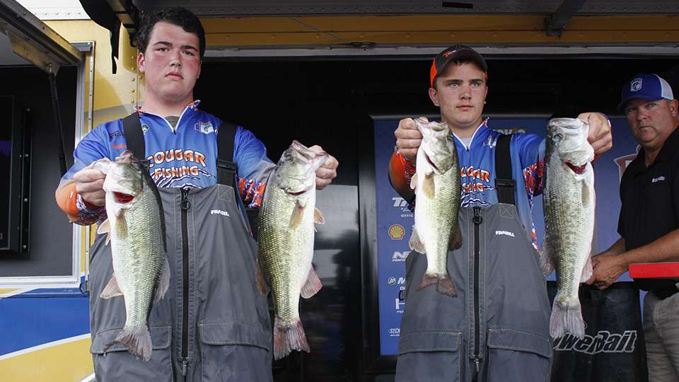 Austin Smith and Noah Pierce of Campbell Co (43rd, 16-11)
