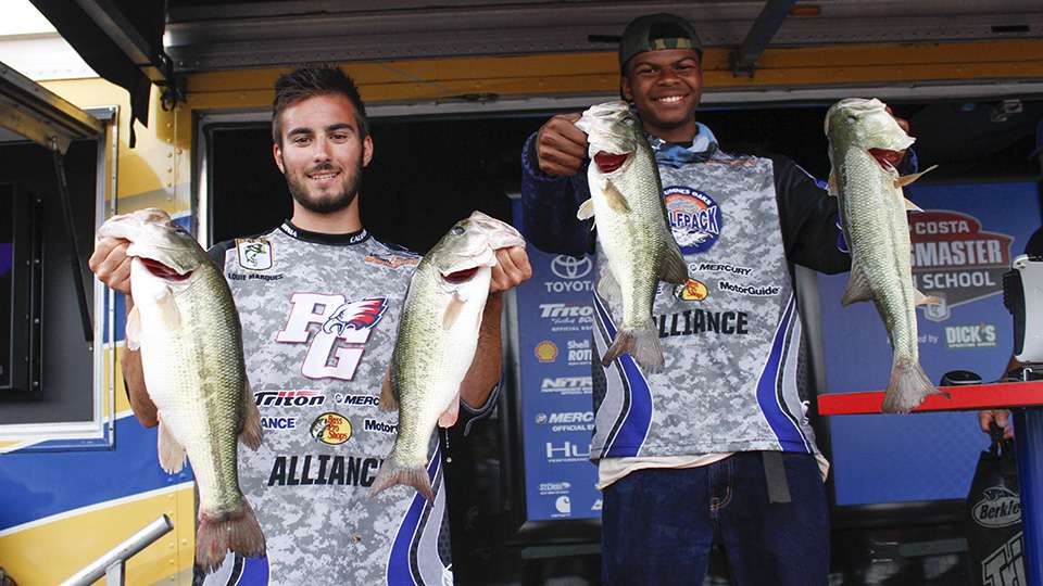 Noah Jenkins and Louie Marques of California Bass Nation (33rd, 17-6)