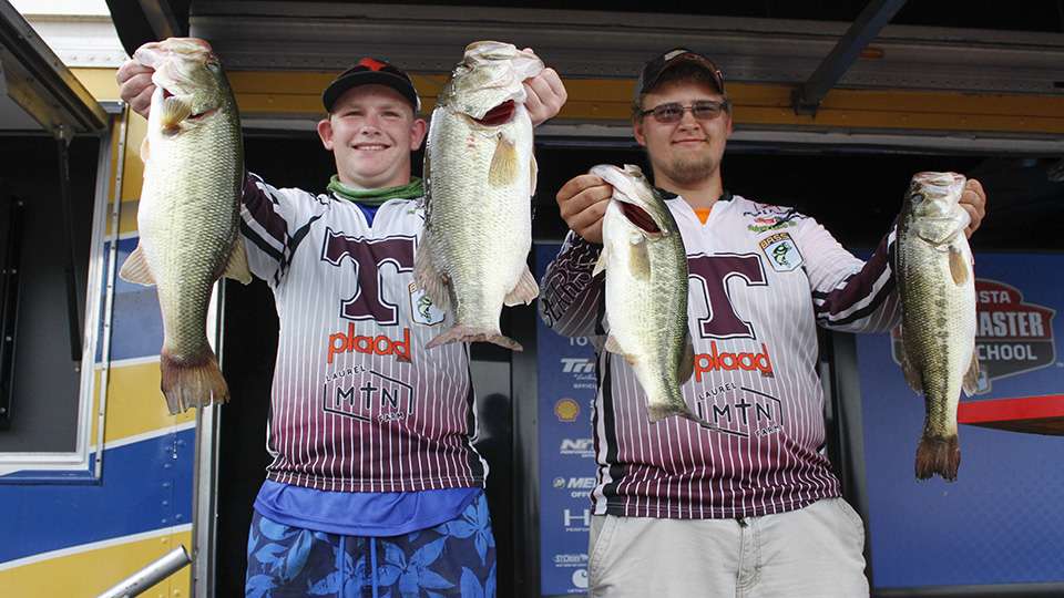 Christopher Miller and Bryant Cooper of Tellico Plains (25th, 18-1)