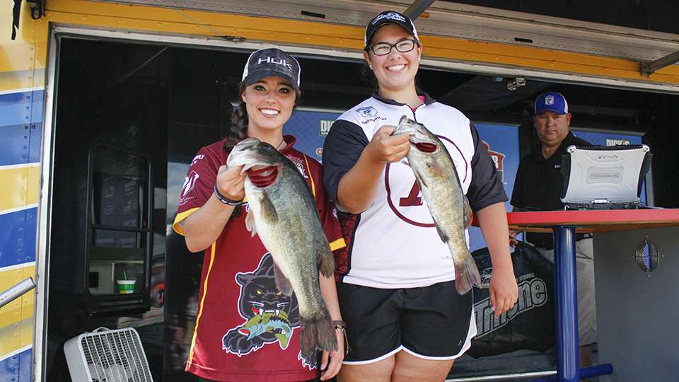 Daelyn Whaley and Molly Beauford of Abbeville (102nd, 12-9)