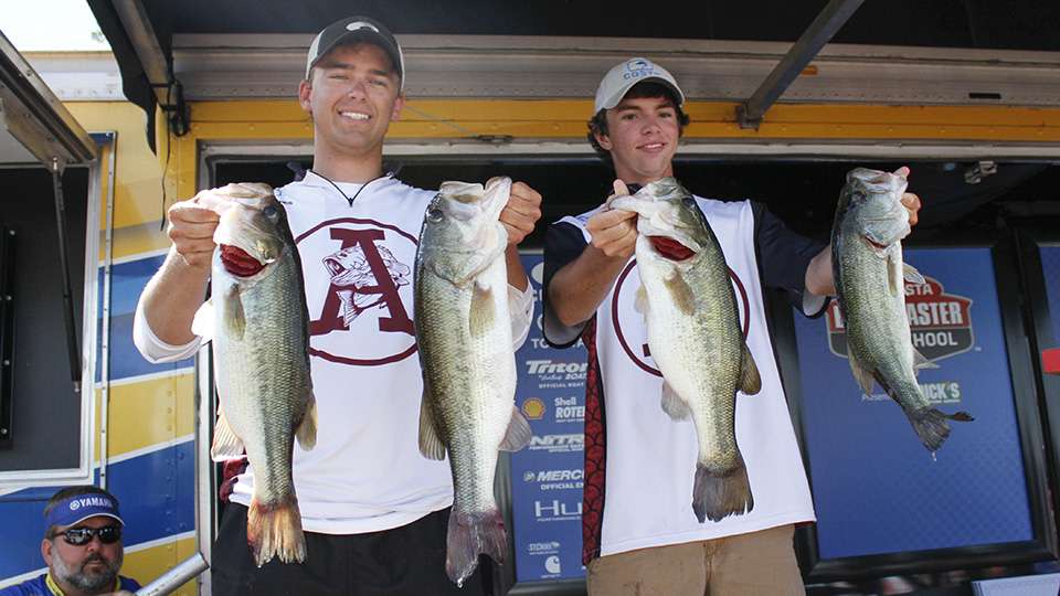 Evan Hughes and Jacob Gray of Abbeville (33rd, 32-3)