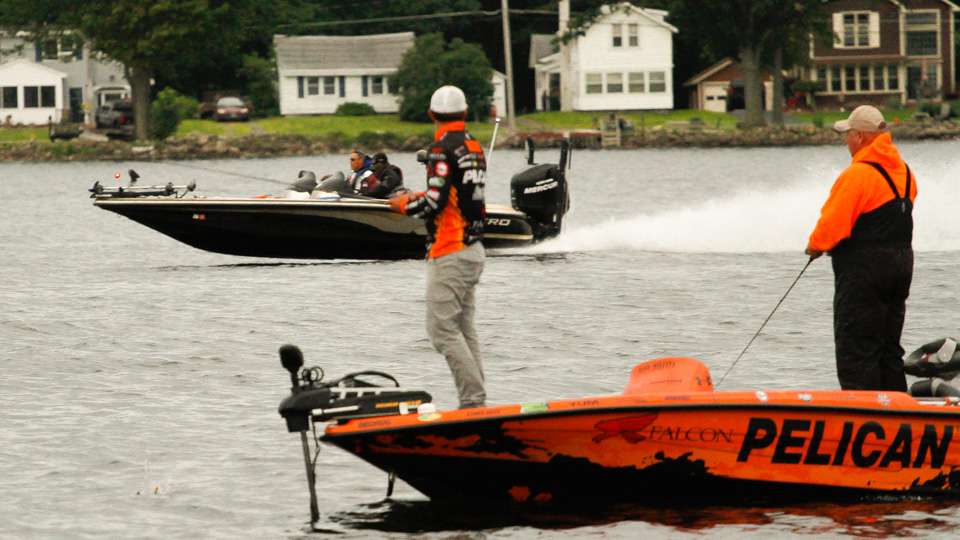 The Day 1 bite was on fire for anglers fishing the 2017 Bass Pro Shops Northern Open #1 on Oneida Lake.