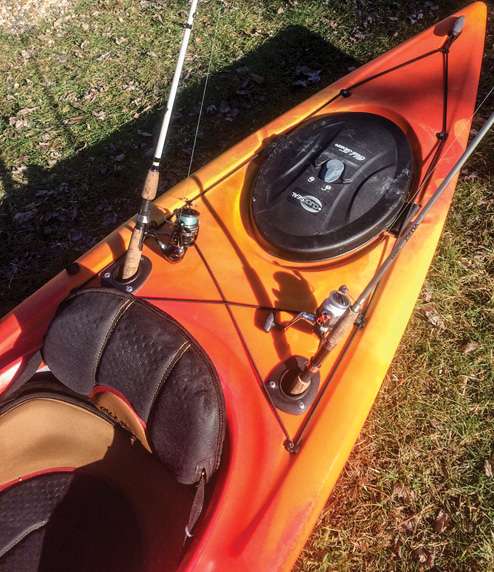 Rod Holder for Sit-In Kayak - Fishing - Paddling.com